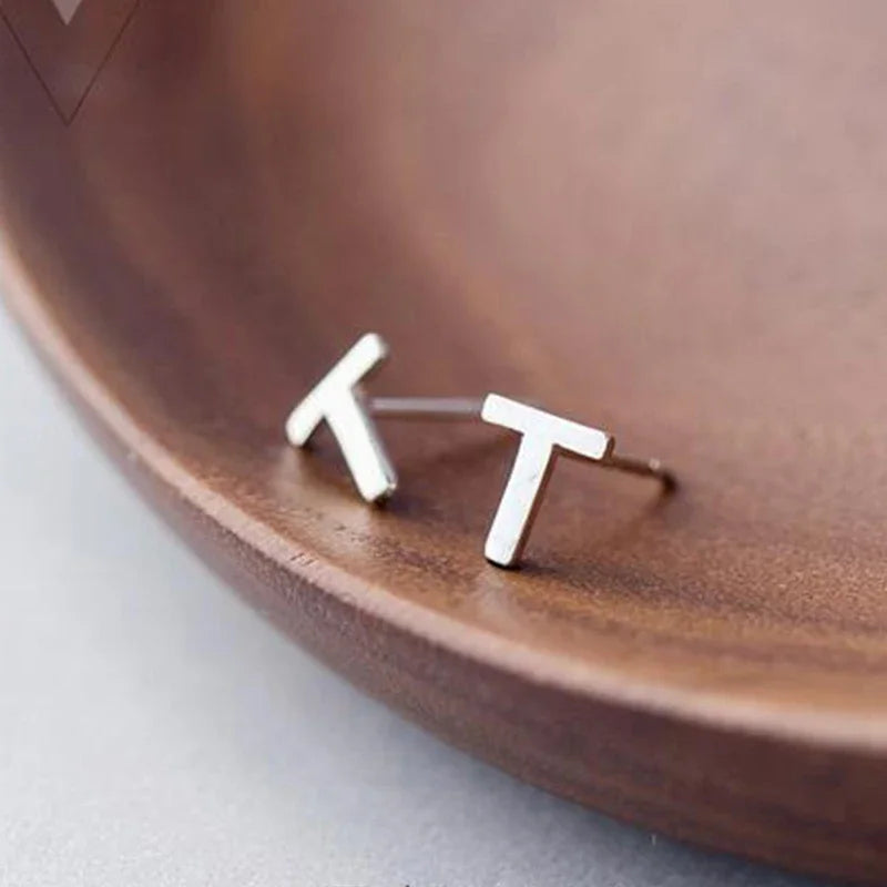 A~Z 26 English Letters Stud Earring DS928