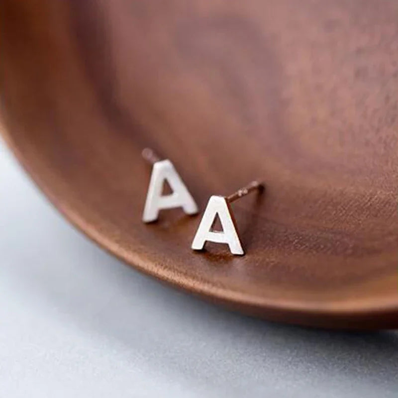 A~Z 26 English Letters Stud Earring DS928