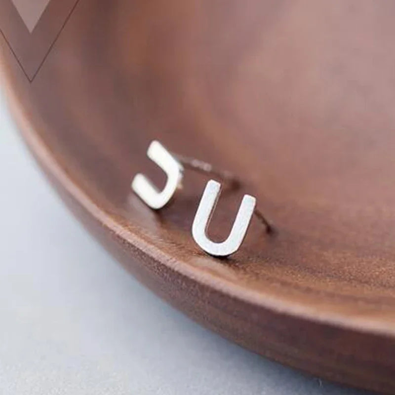 A~Z 26 English Letters Stud Earring DS928