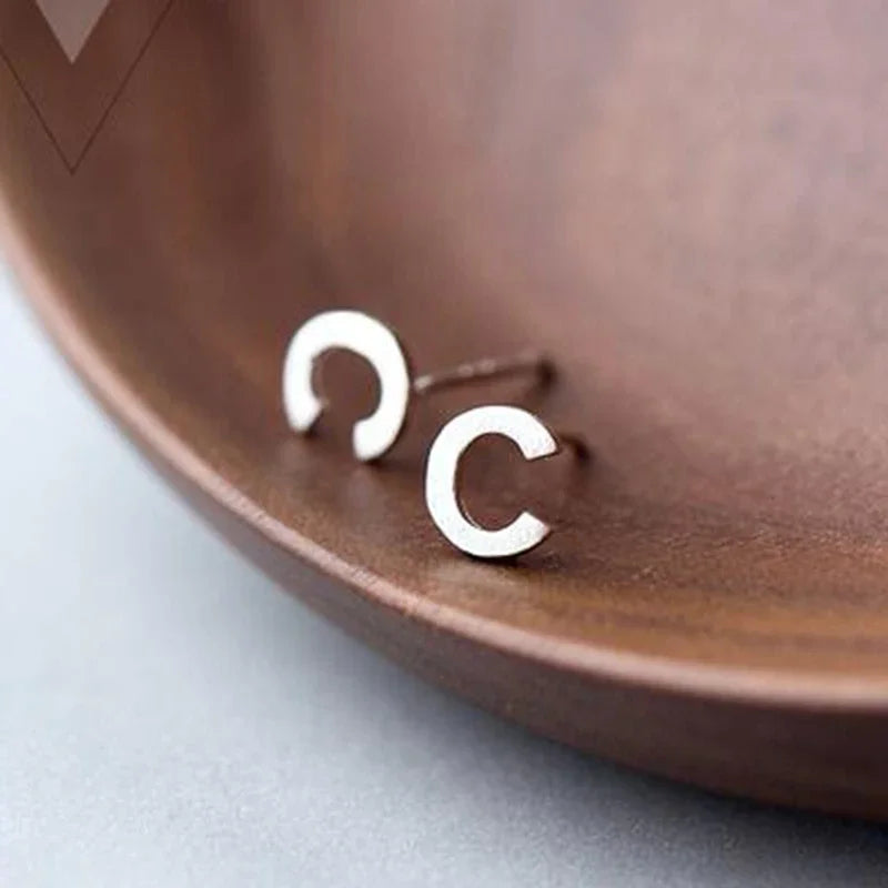 A~Z 26 English Letters Stud Earring DS928