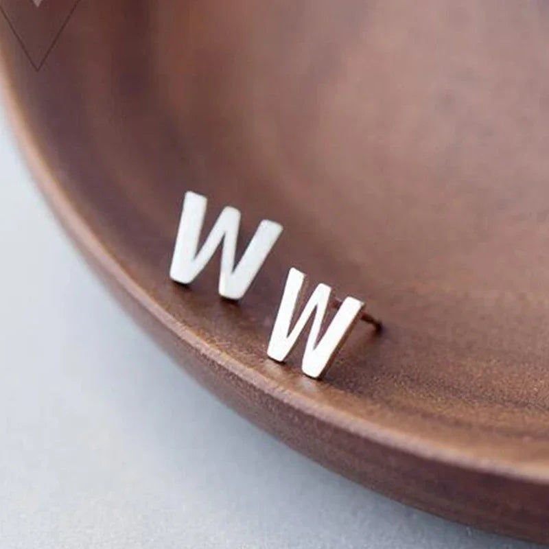 A~Z 26 English Letters Stud Earring DS928