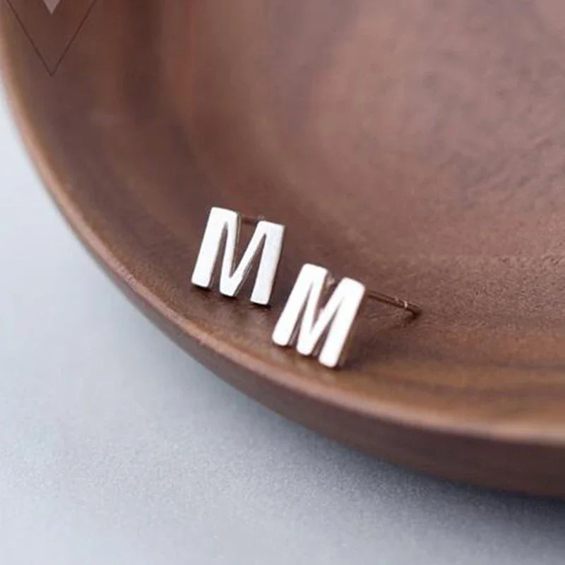 A~Z 26 English Letters Stud Earring DS928