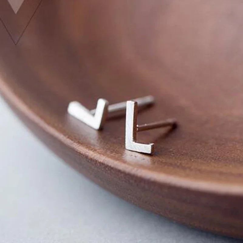 A~Z 26 English Letters Stud Earring DS928