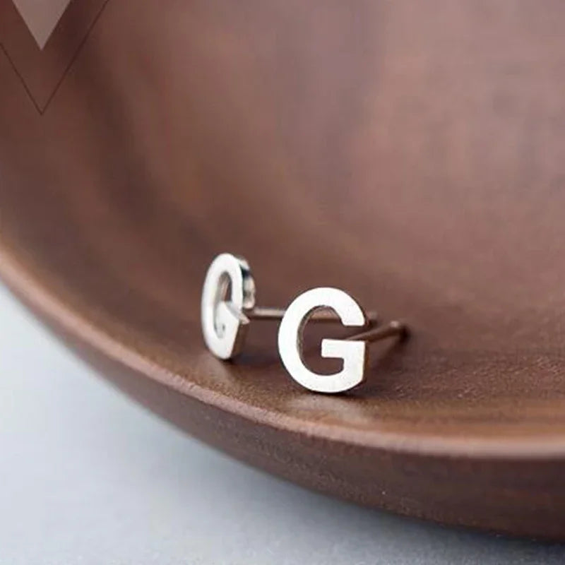 A~Z 26 English Letters Stud Earring DS928