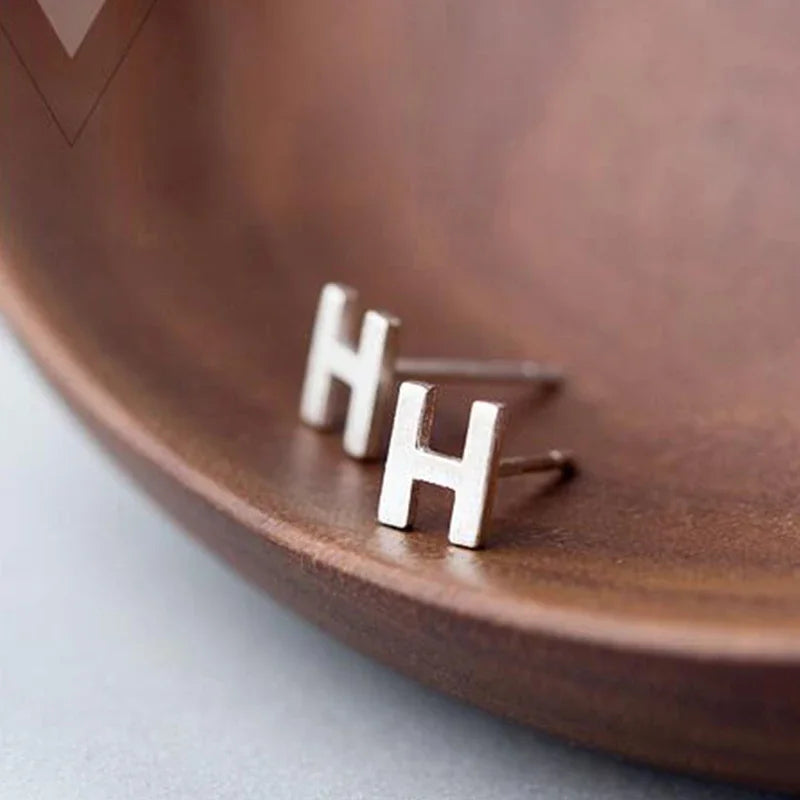 A~Z 26 English Letters Stud Earring DS928