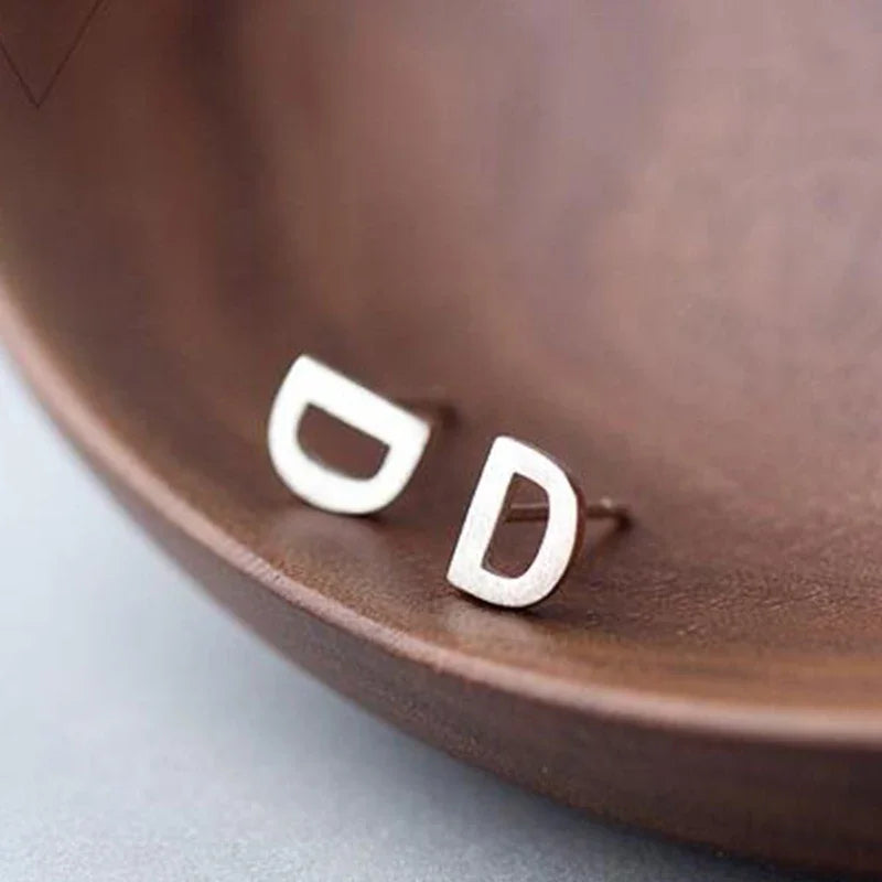 A~Z 26 English Letters Stud Earring DS928