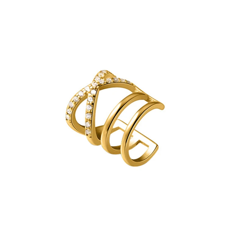 Clip Earrings For Women Dazzling Zircon Earring DA2820