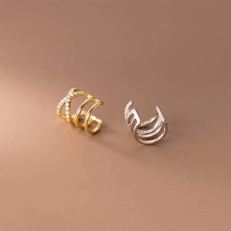 Clip Earrings For Women Dazzling Zircon Earring DA2820