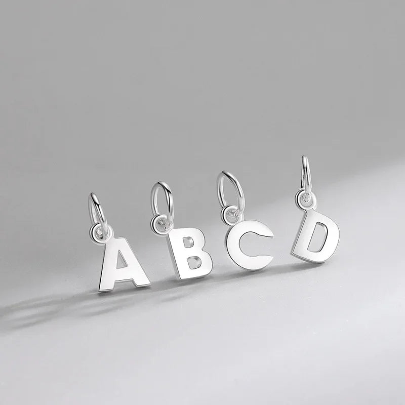26 Letters Charm Pendant DIY Fit Necklace Fine Jewelry Accessories DH0020