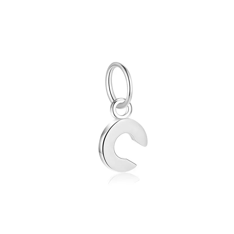 26 Letters Charm Pendant DIY Fit Necklace Fine Jewelry Accessories DH0020