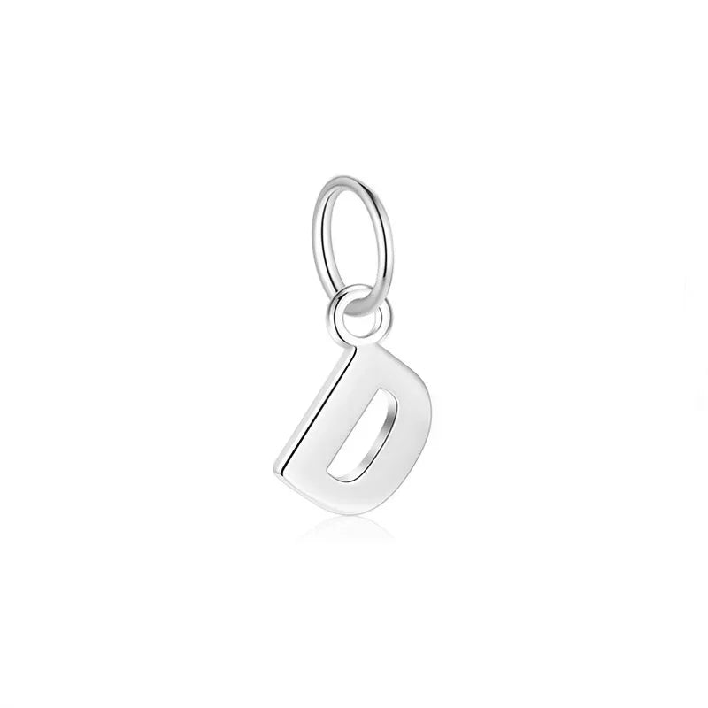 26 Letters Charm Pendant DIY Fit Necklace Fine Jewelry Accessories DH0020