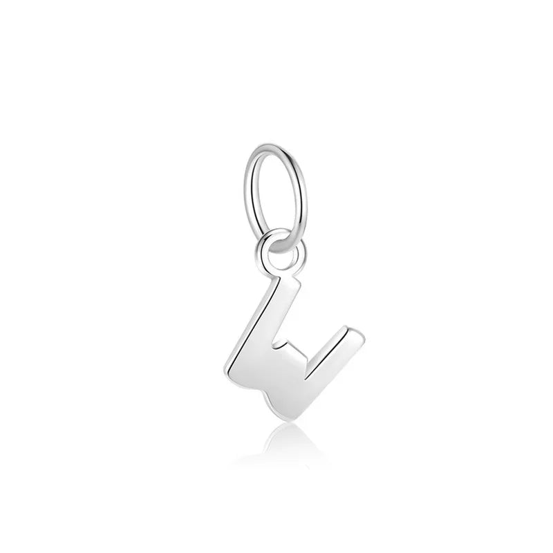 26 Letters Charm Pendant DIY Fit Necklace Fine Jewelry Accessories DH0020