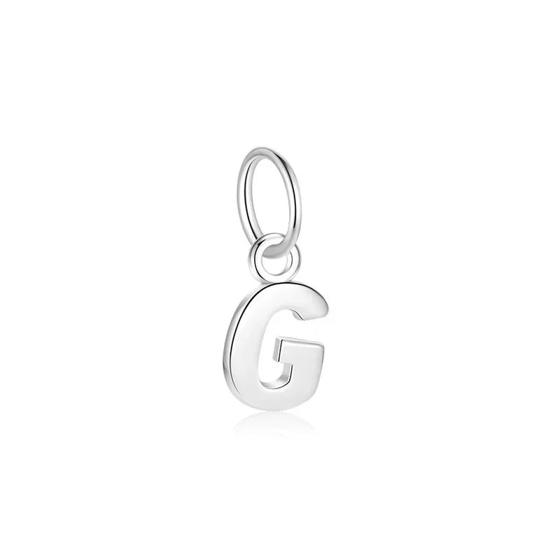 26 Letters Charm Pendant DIY Fit Necklace Fine Jewelry Accessories DH0020