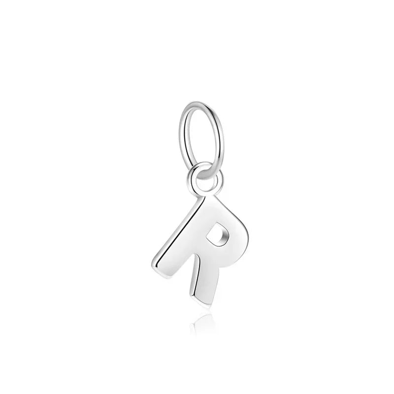 26 Letters Charm Pendant DIY Fit Necklace Fine Jewelry Accessories DH0020