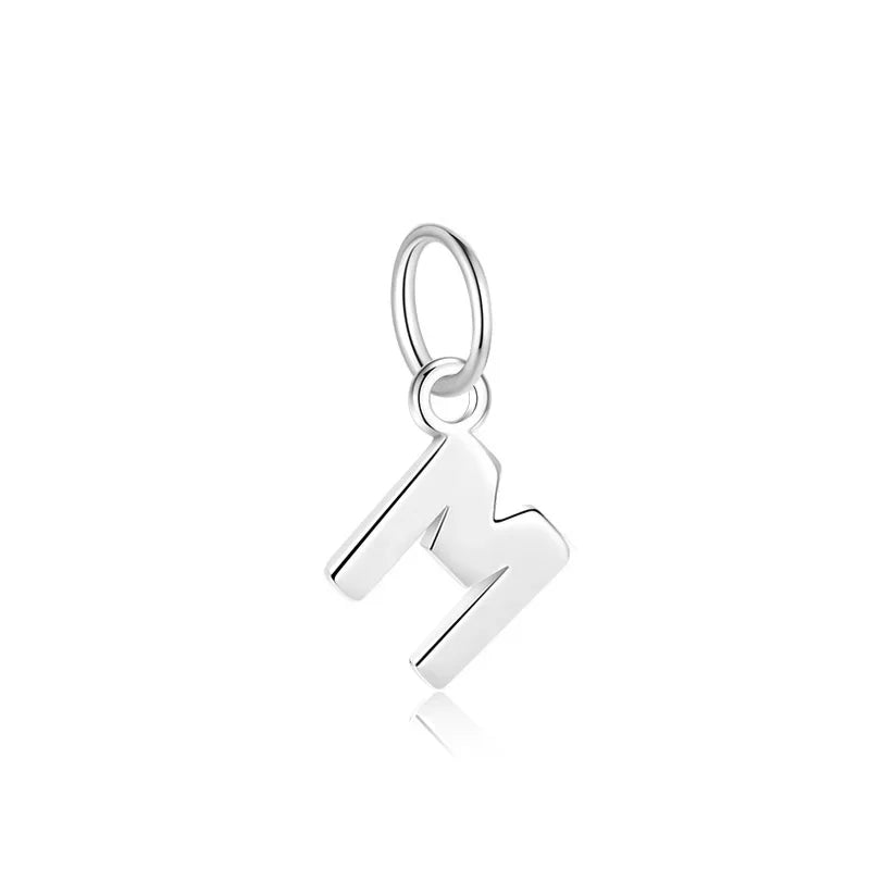 26 Letters Charm Pendant DIY Fit Necklace Fine Jewelry Accessories DH0020