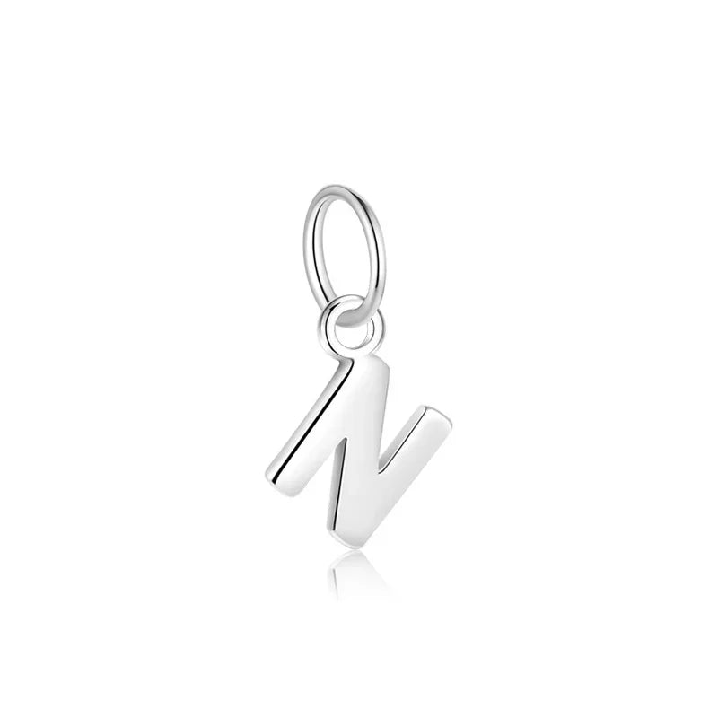 26 Letters Charm Pendant DIY Fit Necklace Fine Jewelry Accessories DH0020