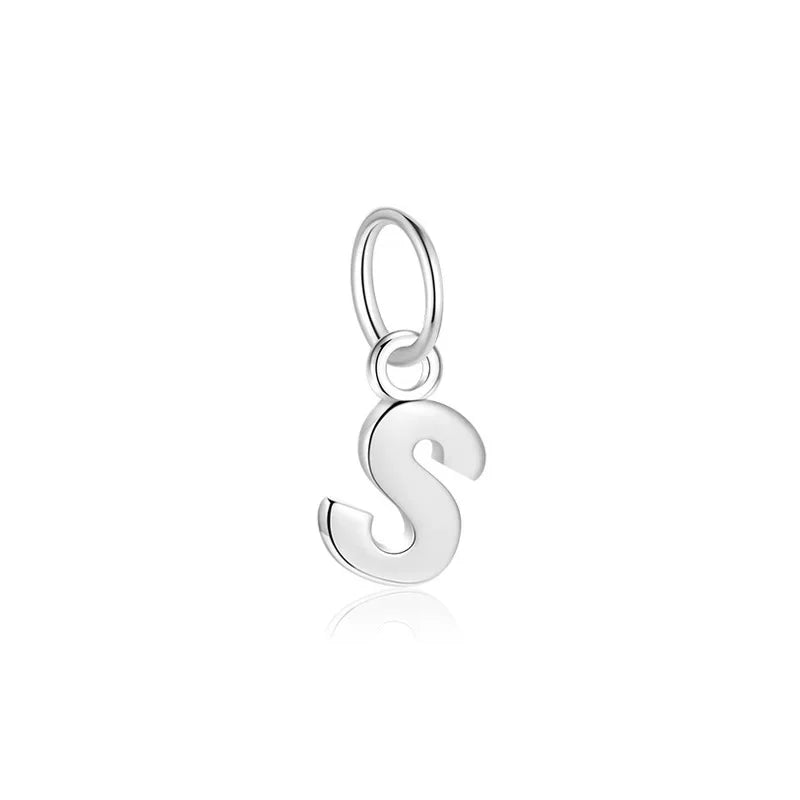 26 Letters Charm Pendant DIY Fit Necklace Fine Jewelry Accessories DH0020