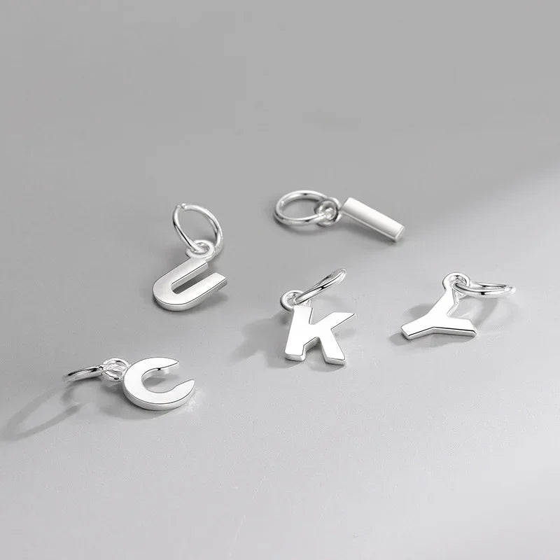 26 Letters Charm Pendant DIY Fit Necklace Fine Jewelry Accessories DH0020