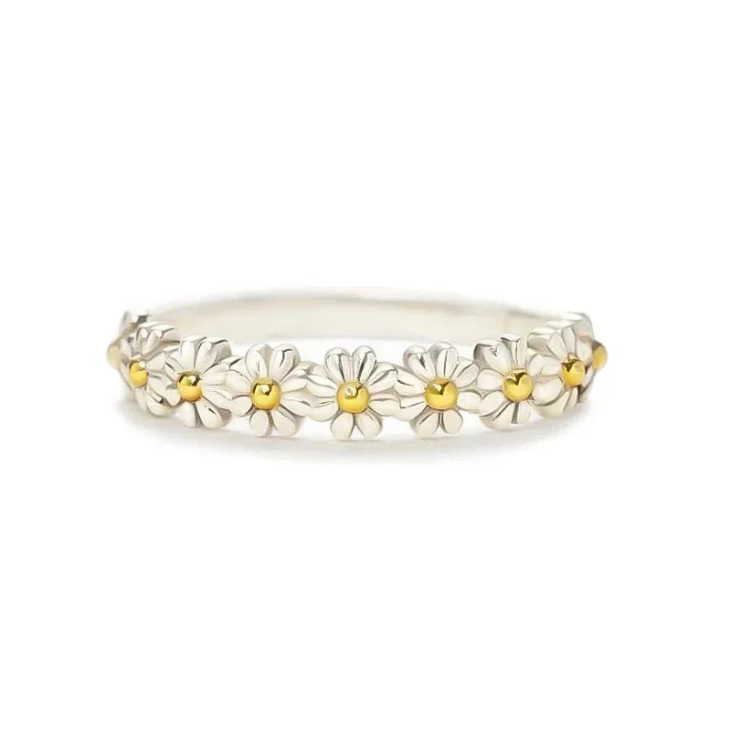 Flowers Rings for Women Wedding Anniversary Gift Fashion Jewelry DS3547
