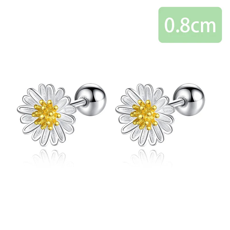 Small Flower Daisy Stud Earrings DS3574