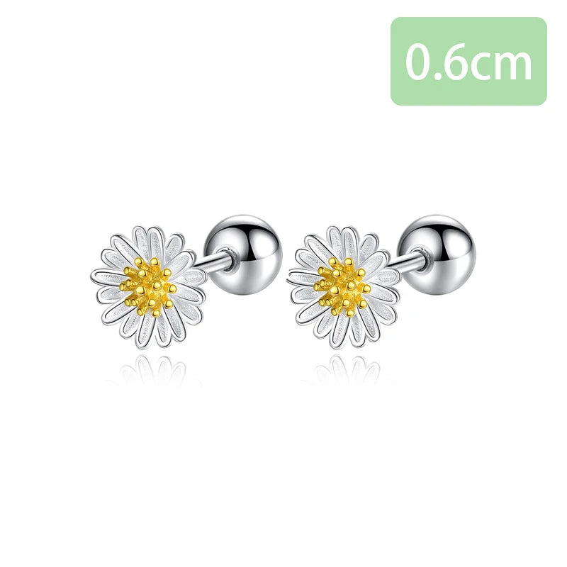 Small Flower Daisy Stud Earrings DS3574
