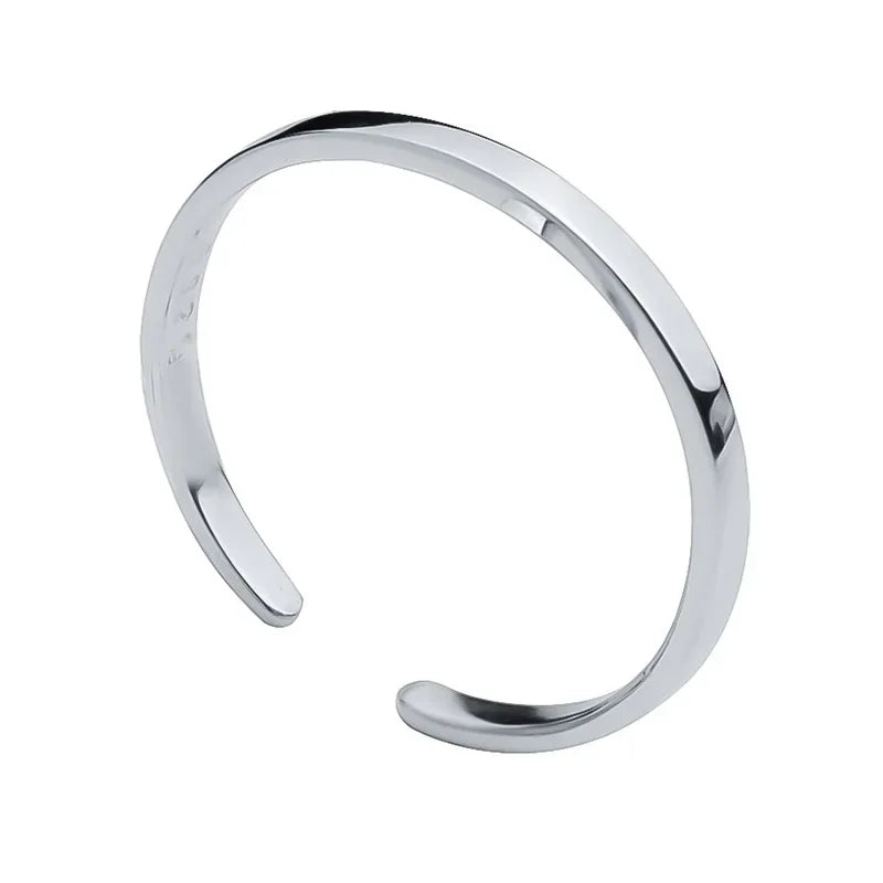 Simple Smooth Adjustable Ring For Man&Women Wedding Jewelry DA1090