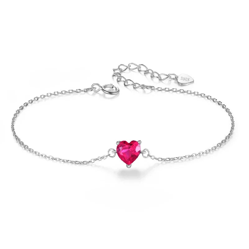 Fashion Sweet Romantic Heart Shiny CZ Bracelet DB1385