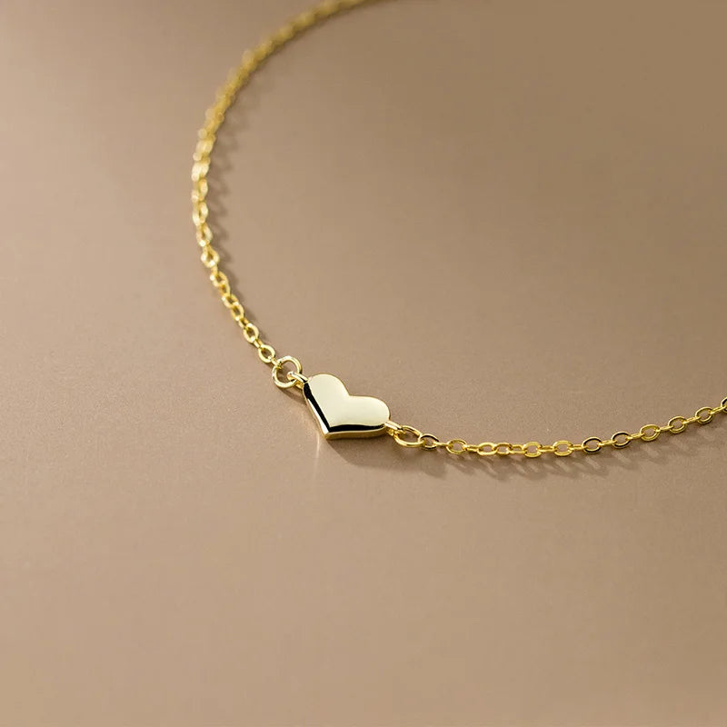 Romantic Heart Fine S925 Bracelet Jewelry DA2843