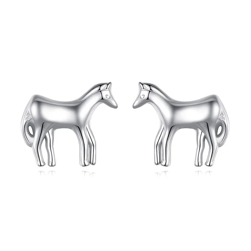 Sweet Animal Horse Stud Earring DS091