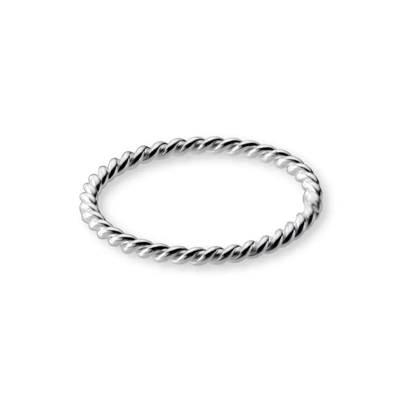 Simple Lovely Twist Finger Ring D1175