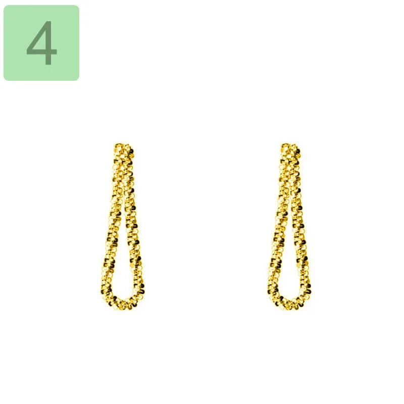 Sweet Sky Star Chain Stud Earrings DB943