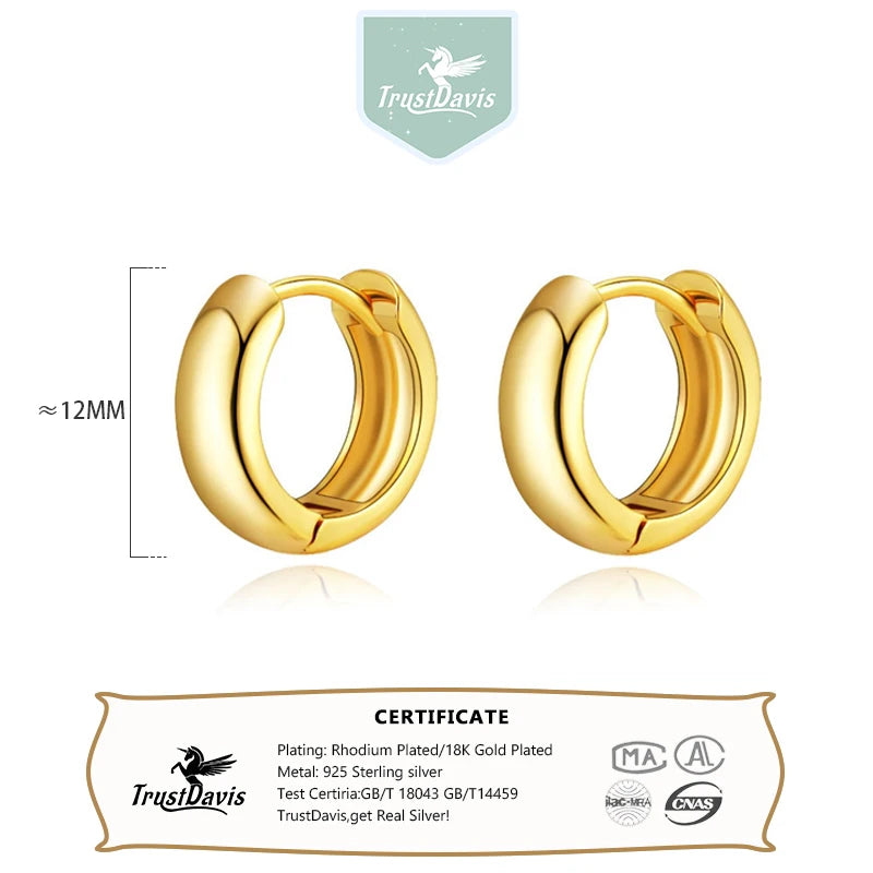 Charm Sweet Hoop Earrings Fashion Cute Gift DS3659