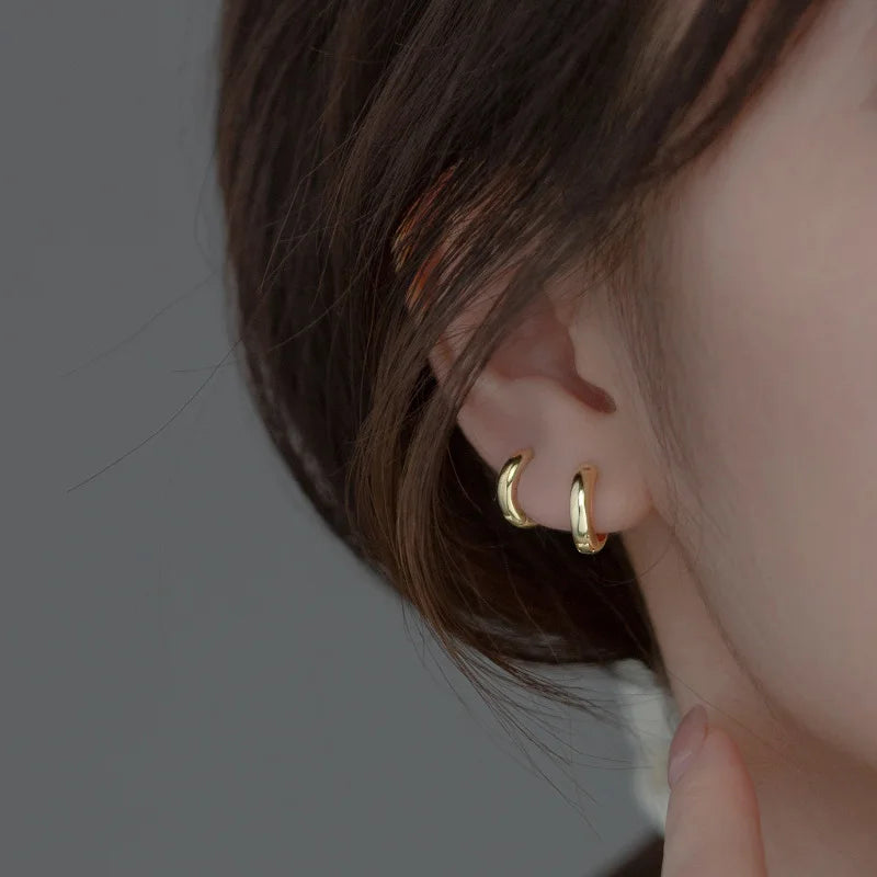 Charm Sweet Hoop Earrings Fashion Cute Gift DS3659