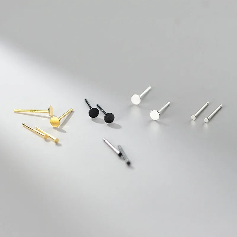 Lovely Mini Round Stud Earrings DA890