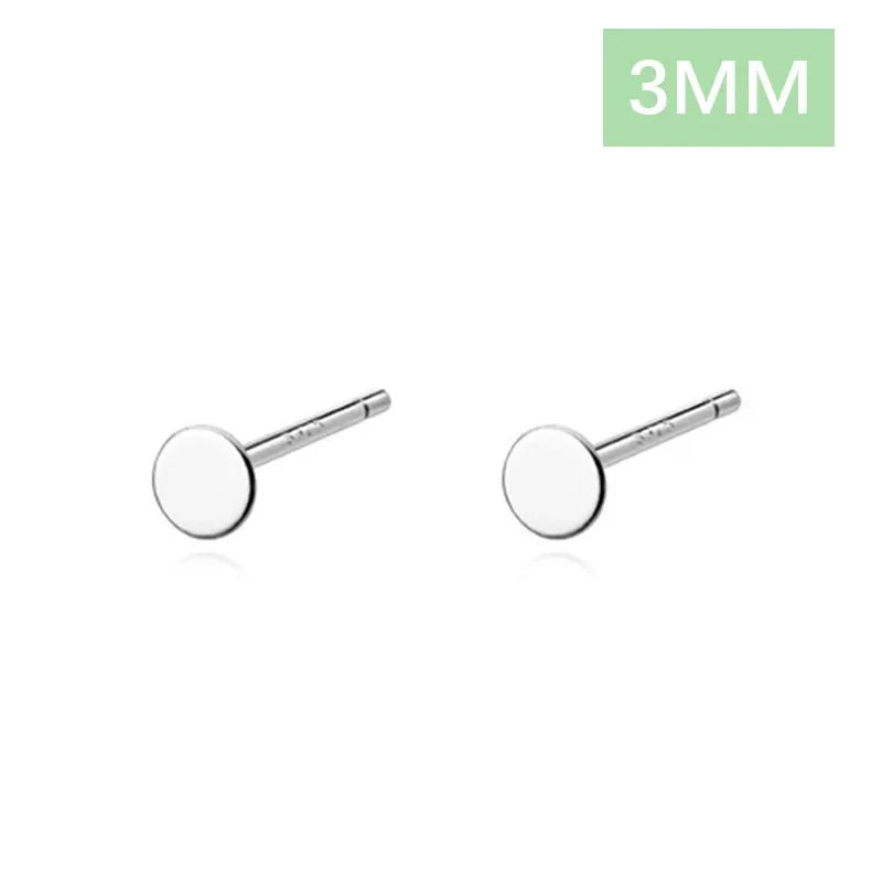 Lovely Mini Round Stud Earrings DA890