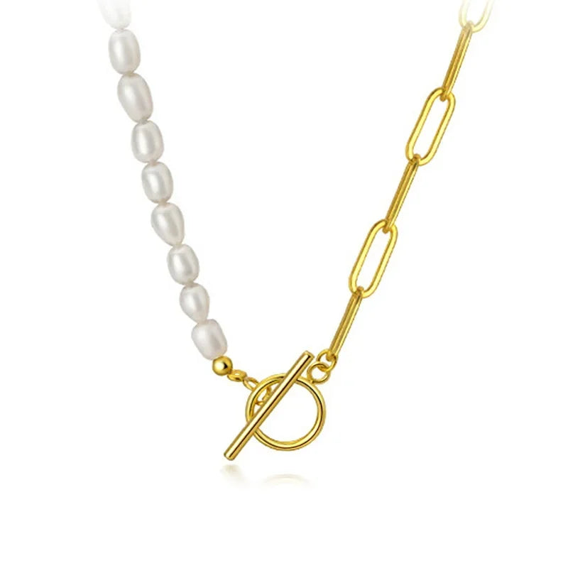 Freshwater Pearl Chian Clavicle Necklace DA2321