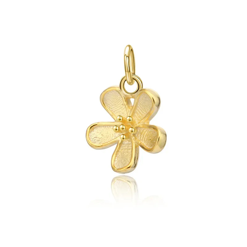 Flower Charm Pendant Handmade DIY Accessories DZ140