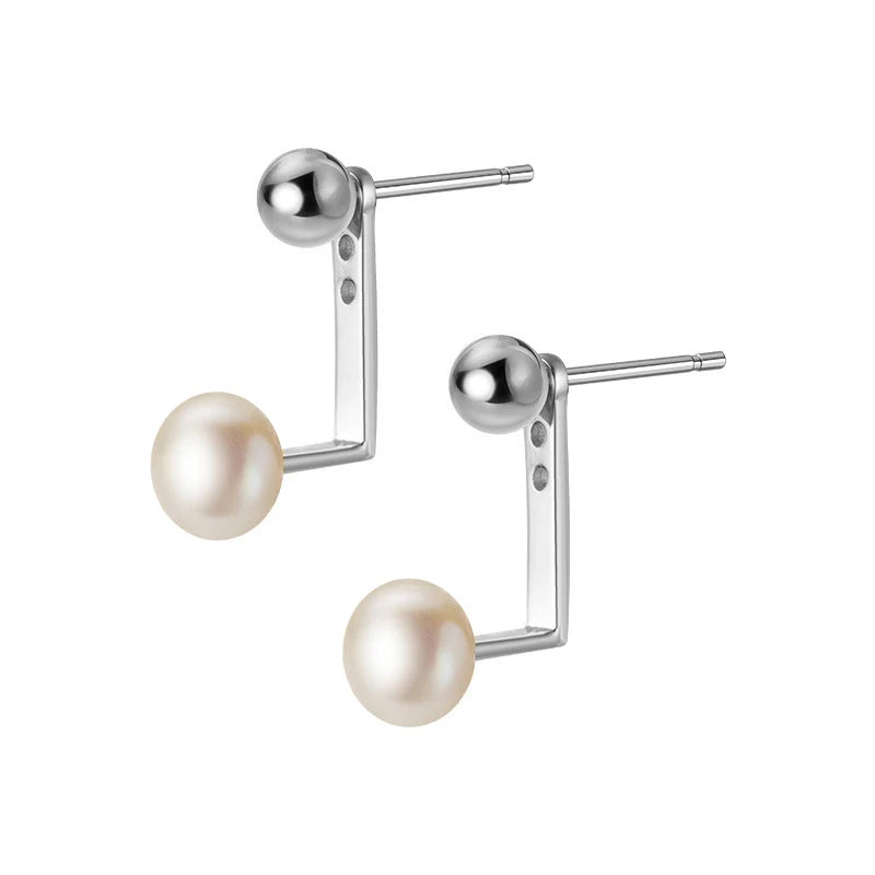 Earring Luxury Freshwater Pearl Stud Earrings DF160