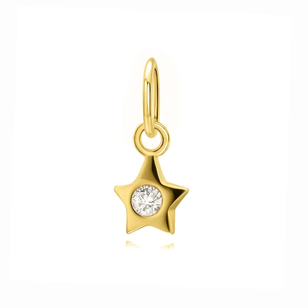 Star Shiny Charm Pendant DIY Accessories DZ58