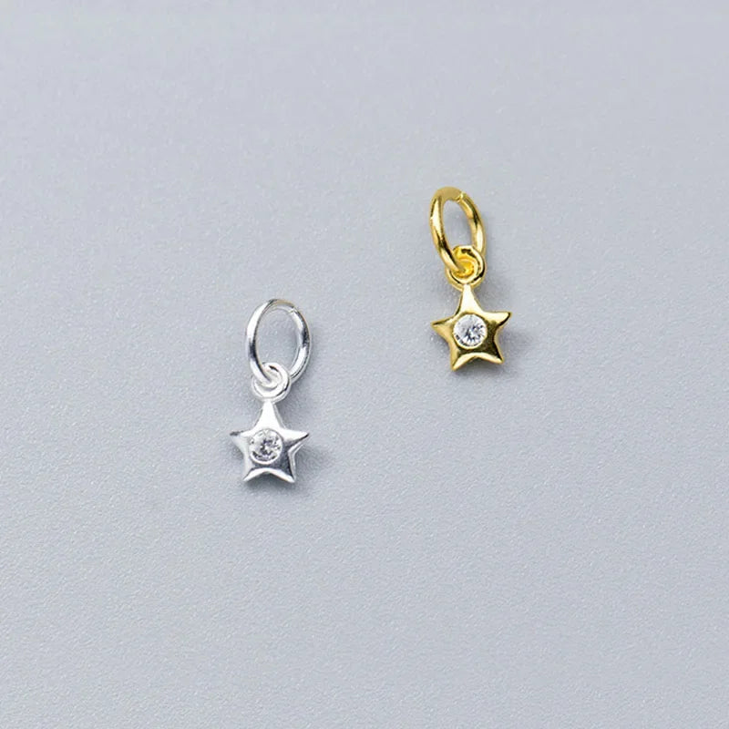 Star Shiny Charm Pendant DIY Accessories DZ58