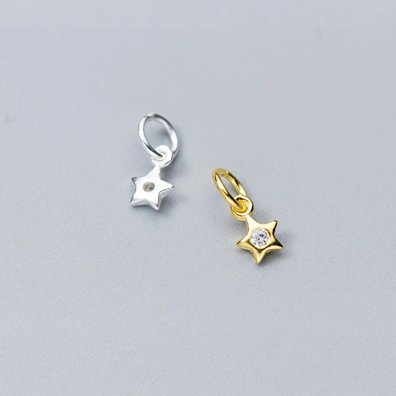 Star Shiny Charm Pendant DIY Accessories DZ58
