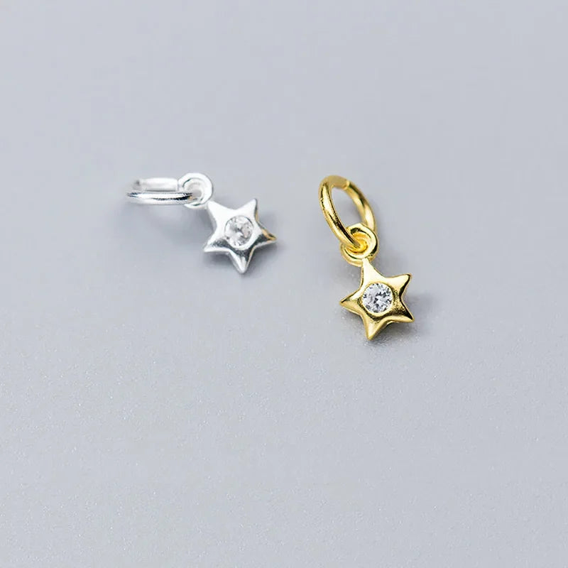 Star Shiny Charm Pendant DIY Accessories DZ58