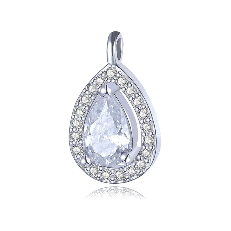 Sweet Water Drop Shiny Pendant Handmade DIY Accessories HY869