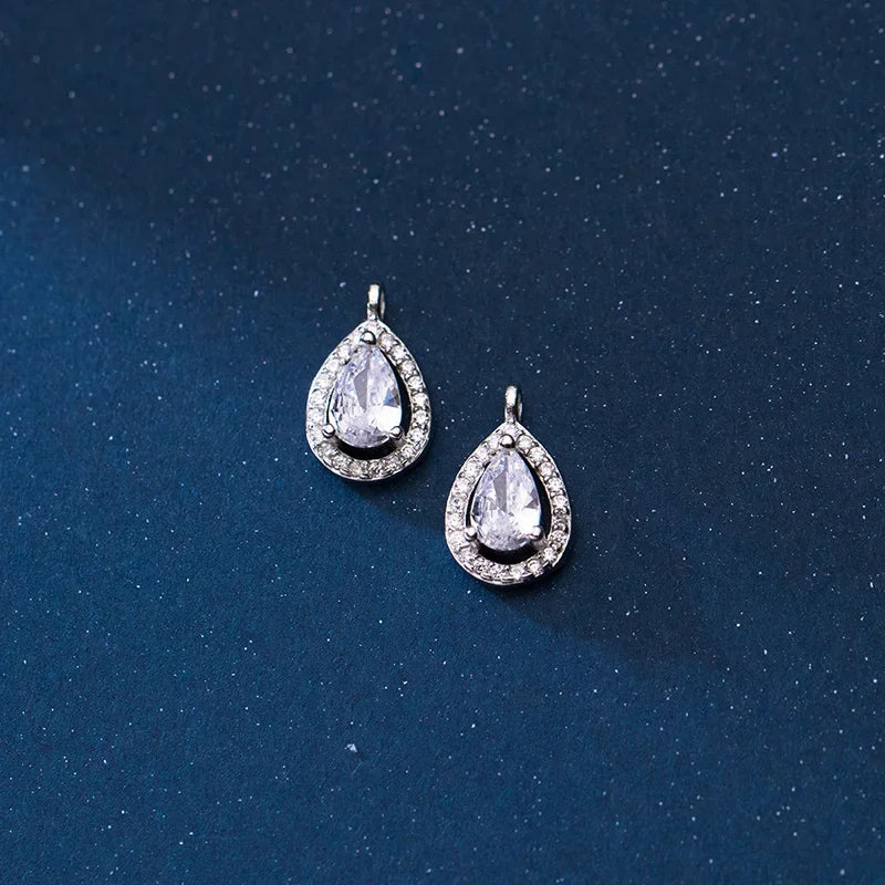 Sweet Water Drop Shiny Pendant Handmade DIY Accessories HY869