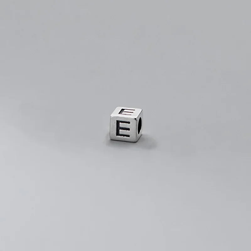 26 English Letter Charm Beads Fit Necklace Bracelet HY775