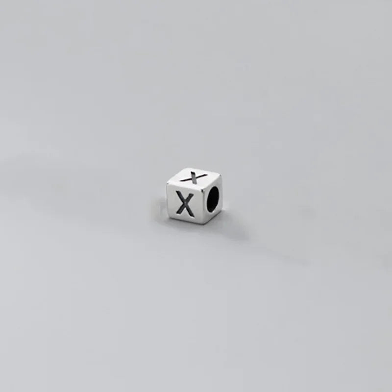 26 English Letter Charm Beads Fit Necklace Bracelet HY775