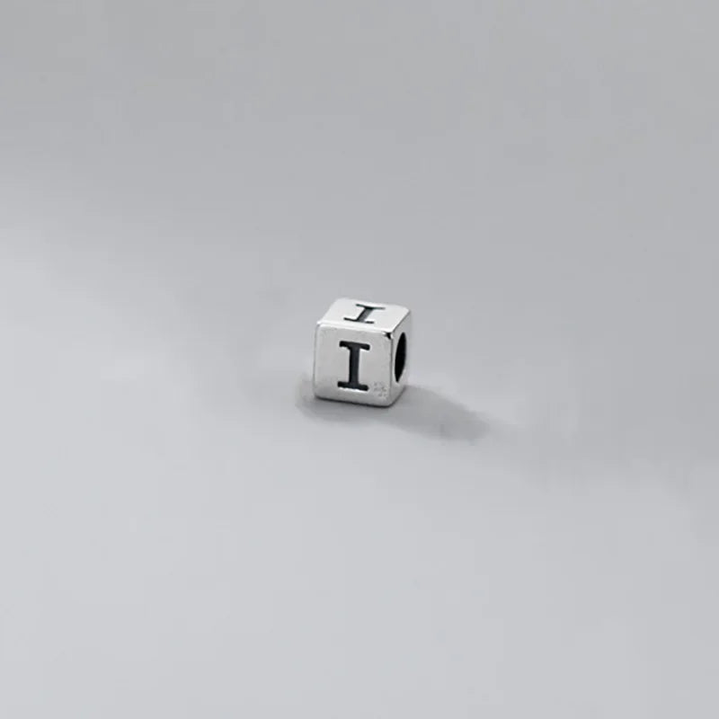 26 English Letter Charm Beads Fit Necklace Bracelet HY775