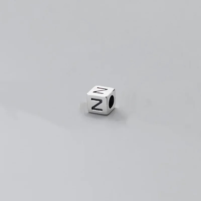 26 English Letter Charm Beads Fit Necklace Bracelet HY775