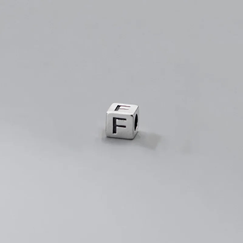 26 English Letter Charm Beads Fit Necklace Bracelet HY775
