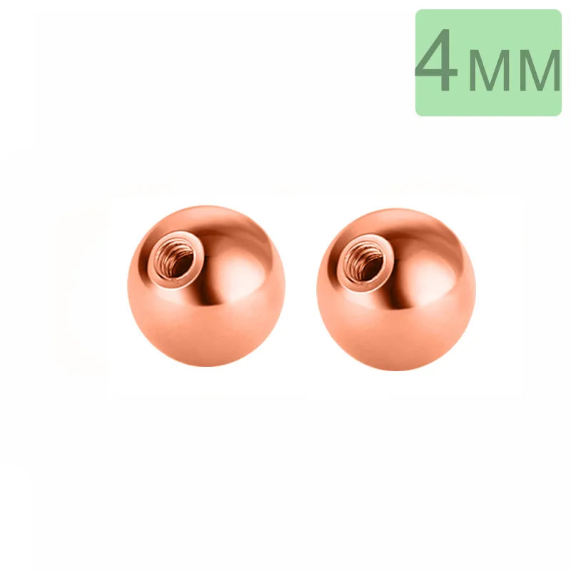 Beads Screw Balls Stud Earring Accessories Fine Jewelry DA2301